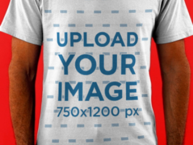 T-Shirt Video of a Happy Man Showing His Support on World AIDS Day 4185v