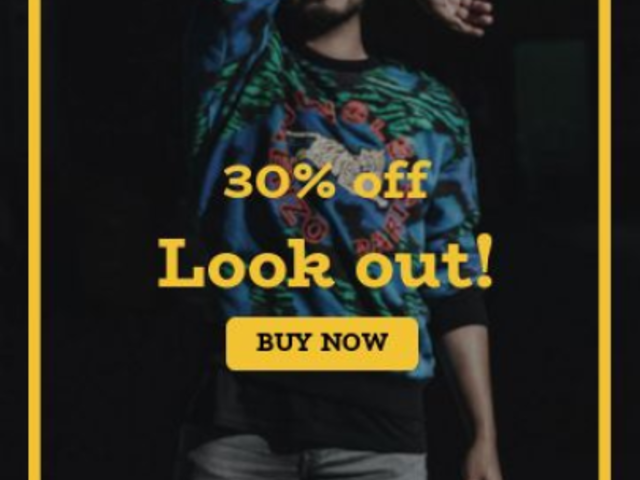 Instagram Post Video Maker to Promote an Apparel Brand's Discount 3785