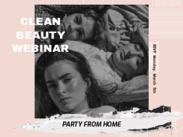 Instagram Post Video Maker for a Beauty Webinar Ad 4017