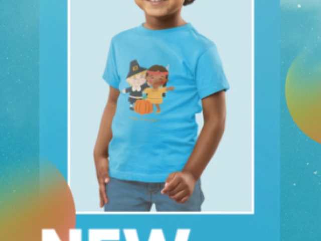 Instagram Story Video Template Featuring Thanksgiving Apparel Designs for Kids 2287a 4416