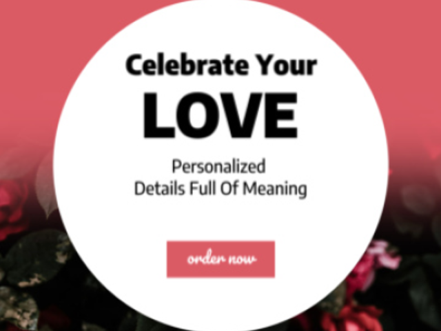 Instagram Story Template for a Valentine's Day Sale Featuring Roses in the Background 1770d 4596-el1