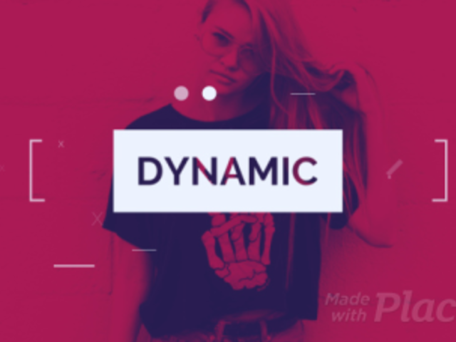 Slideshow Video Template for a Fashion Apparel Website Featuring Cool Animations 3370-el1