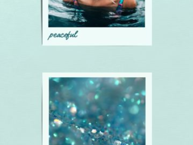 Instagram Story Video Maker Featuring a Positive Quote and Instant Picture Frames 4724-el1