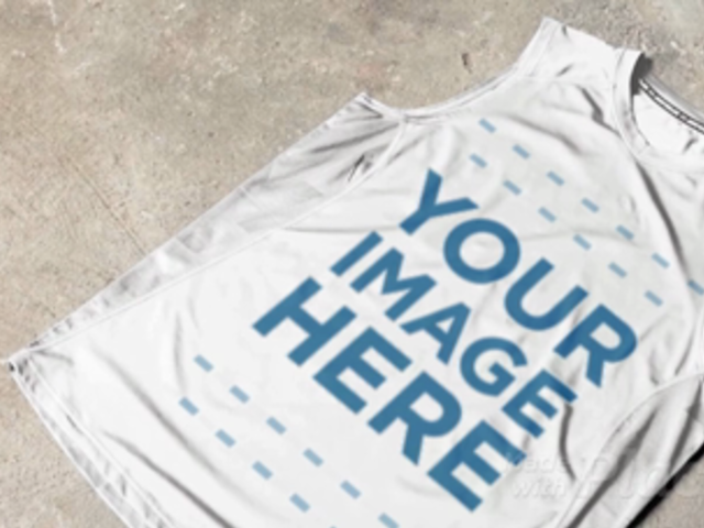 Basketball Jersey Maker - Jersey Lying on a Concrete Floor a16867