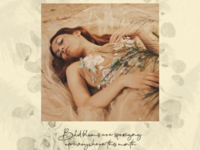 Instagram Post Video Template With a Quote and Spring Theme 4740