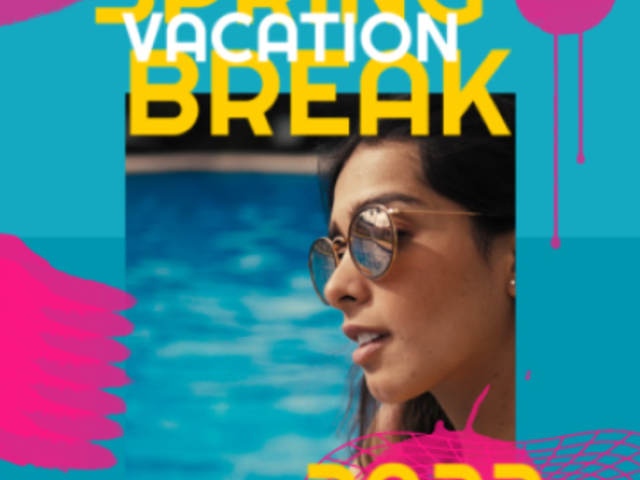 Instagram Post Video Maker with a Spring Break Theme Featuring Simple Animations 2231c 4822