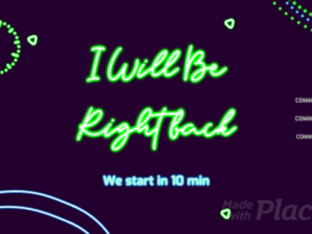 Twitch Screen Video Template with Neon-Themed Graphics 4783-el1