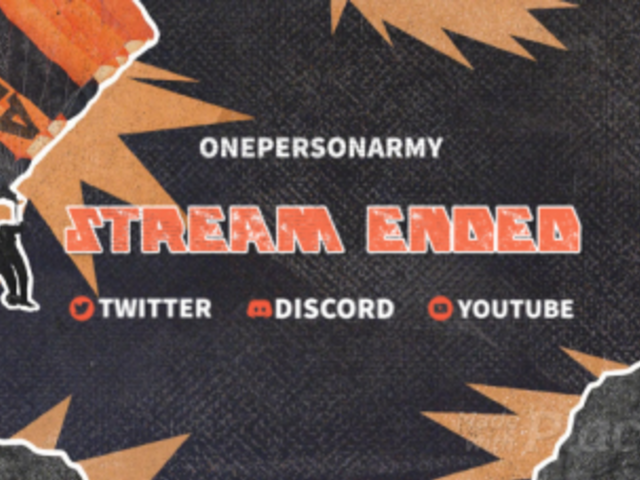  Twitch Ending Screen Video Maker Featuring War-Themed Graphics 4675