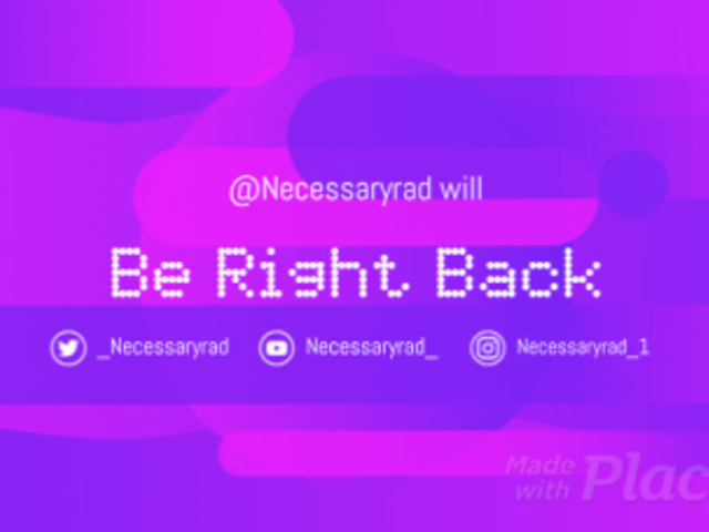 Twitch BRB Screen Video Maker Featuring a Dotted Font and Dynamic Animations 4687 