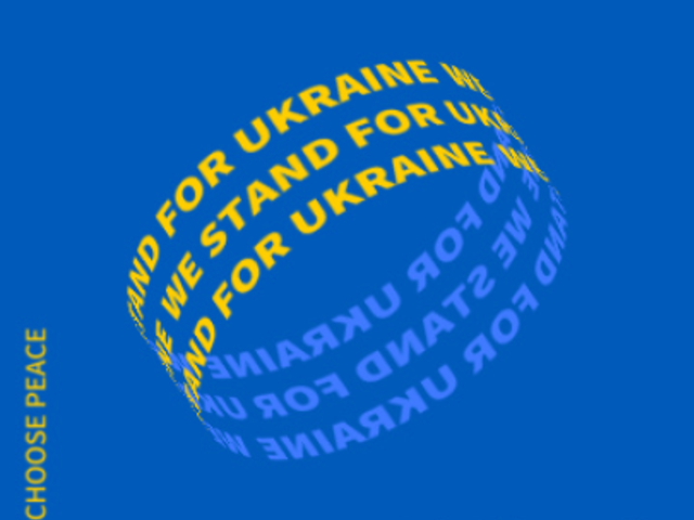 Instagram Post Video Maker Featuring a Solidarity Message for Ukraine with a Bending Effect 2268b 5091