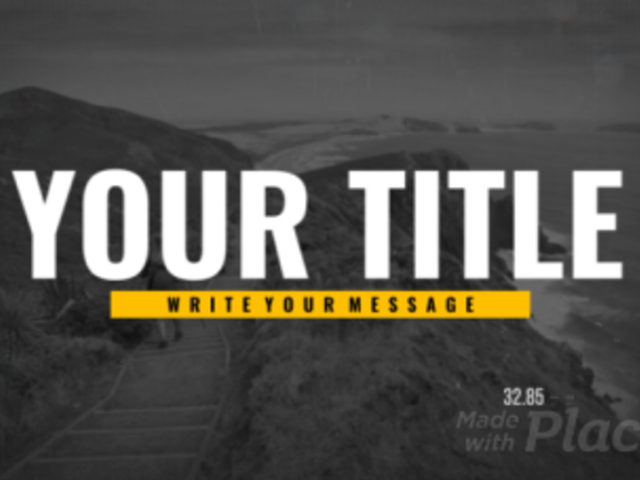 Slideshow Video Maker with a Travel Theme and Glitching Effects 3450-el1