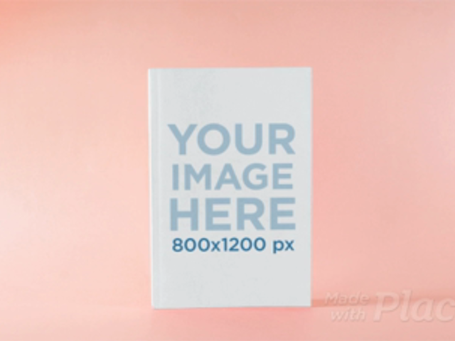 Close Up in Stop Motion of a Book in a Pink Room a13674