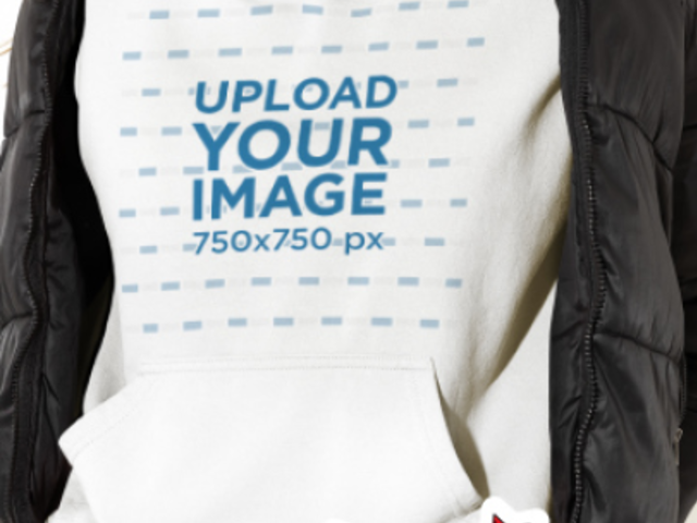 Hoodie Video Featuring a Woman Surrounded by Lightning Animated Stickers 5123v