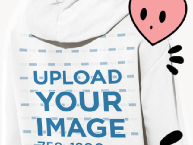 Hoodie Video Featuring Stickers and a Woman Wearing Illustrated Garments 5131v