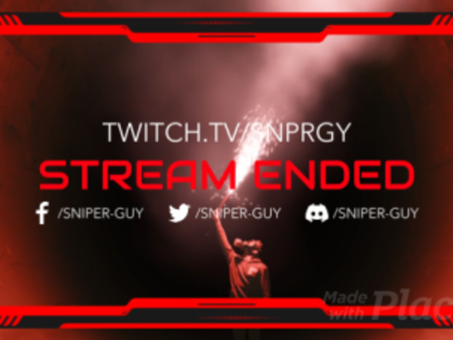 Bold Stream Ending Twitch Screen Video Maker with a Futuristic Vibe 4788