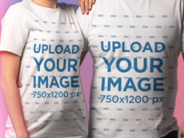 Pride-Themed T-Shirt Video Featuring a Man and a Woman and Chromatic Flares 5363v