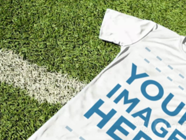 Custom Soccer Jerseys - Jersey Lying on the Field Grass a16925