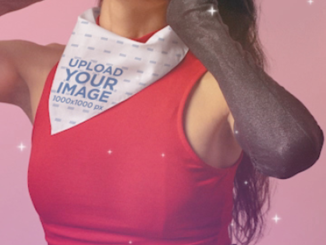 Pride-Themed Video Featuring Four Fabulous Models Wearing Bandanas 5370v