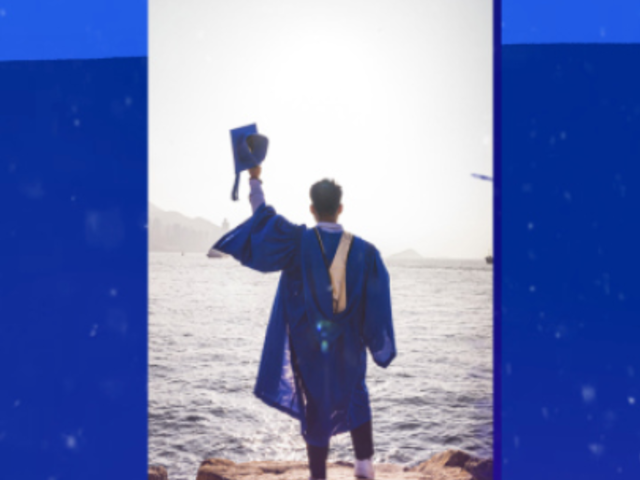 Instagram Story Video Template with a Graduation Theme and Simple Text Animations 2584a 5531