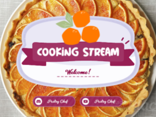 Twitch Starting Soon Screen Video Maker for a Cooking Channel 172a 5567