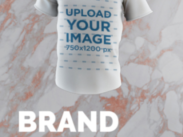 Video of a Ghosted 3D T-Shirt to Promote a New Apparel Collection 5404v