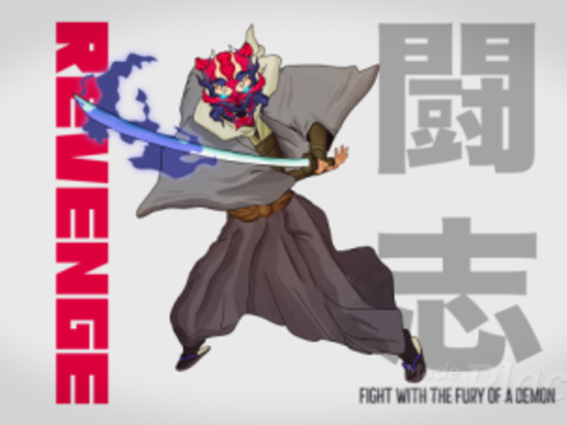 Kawaii-Themed Intro Video Template Featuring a Demon Graphic  5507