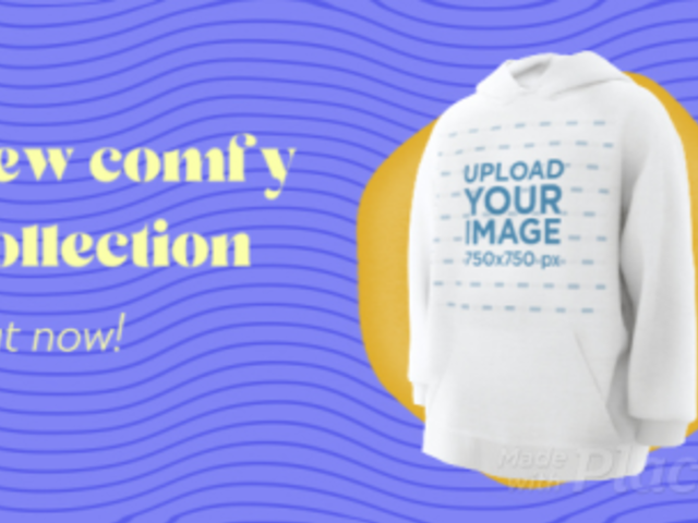 Video of a 3D Spinning Pullover Hoodie for a New Sale Collection 5649v