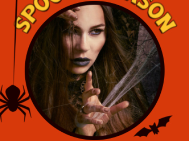 Spooky Instagram Story Video Maker Featuring a Halloween Sale 5704