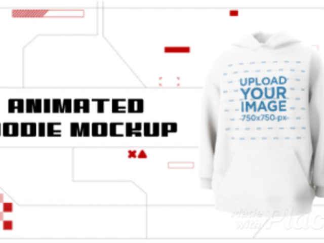 Mockup of a 3D Hoodie Featuring Cool Animated Transitions 5657v