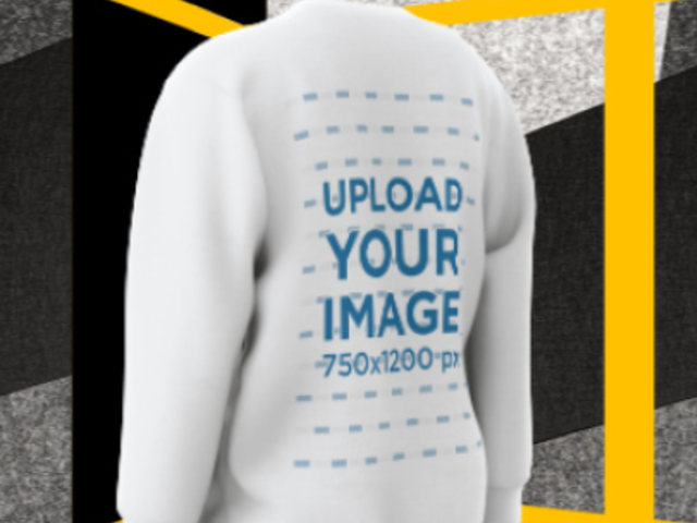 Video of a Spinning 3D Sweatshirt Featuring a Fall Fashion Sale 5892v