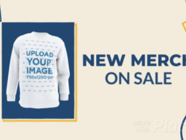 Unisex Sweatshirt Video Featuring a New Merch Promo 5897v