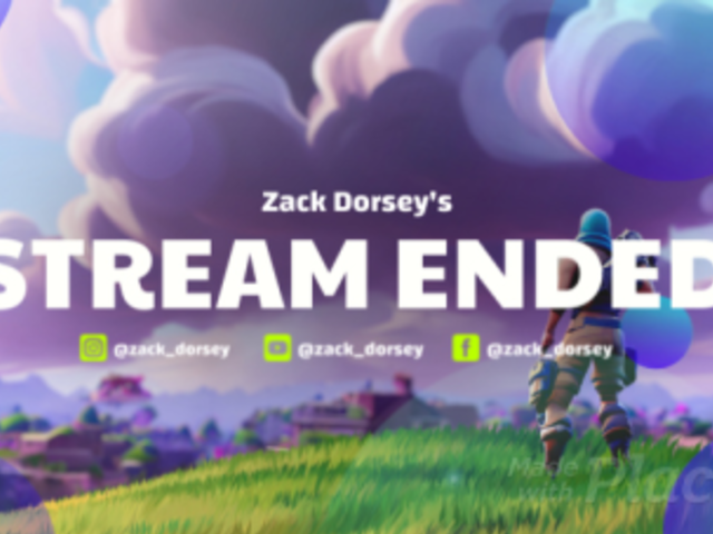 Twitch Stream Ended Screen Video Maker Inspired by Fortnite Featuring AI-Generated Graphics 6104