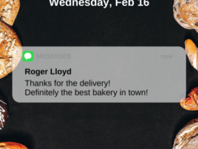 Instagram Story Video Maker Featuring a Customer Chat Review 3988g 6142