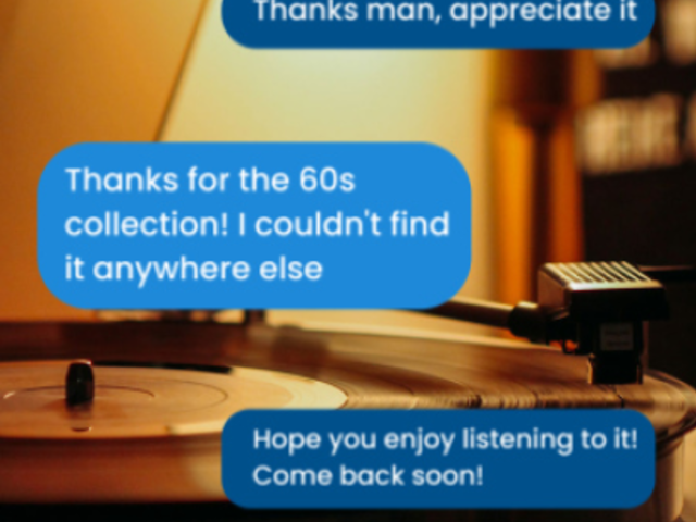 Instagram Story Video Template Featuring Text Conversation With a Review 3989a 6137