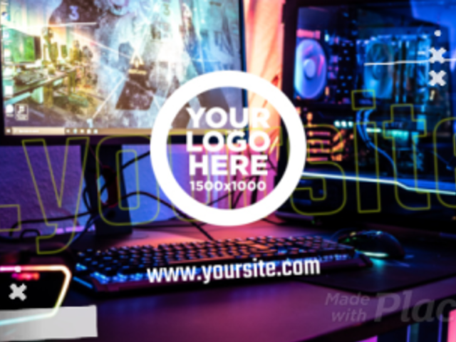 Intro Video Maker with Animated Graphics for a Gaming Tech Unboxing 5483b 6153-el1