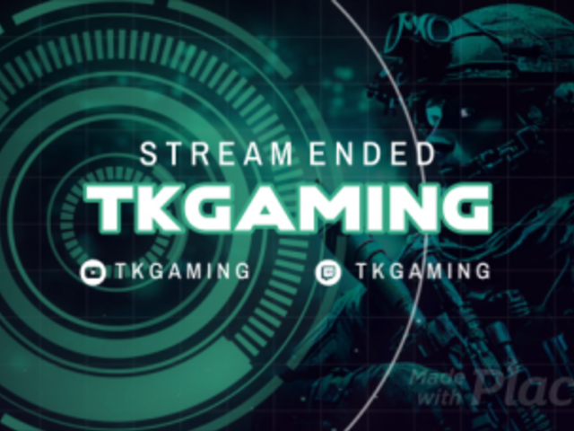 Twitch Screen Video Template with an Animated Stream Ended Text 376b 6275