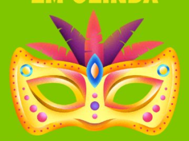 Brazilian Carnival Instagram Story Video Generator Featuring a Mask Illustration 6338