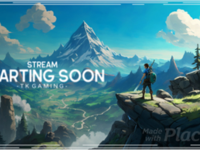 Starting-Soon Twitch Screen Video Template Featuring a Theme Inspired by Zelda 757b 6764