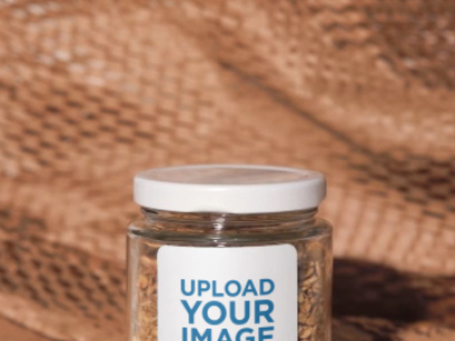 Video of an Eco Jar Placed on a Rustic Aesthetic Setting 6747v