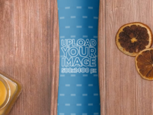 Video of an Aluminum Bottle Placed on a Wooden Surface 6751v