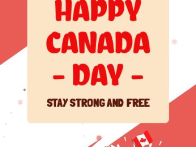 Illustrated Instagram Story Video Template Featuring a Message for Canada Day 6896