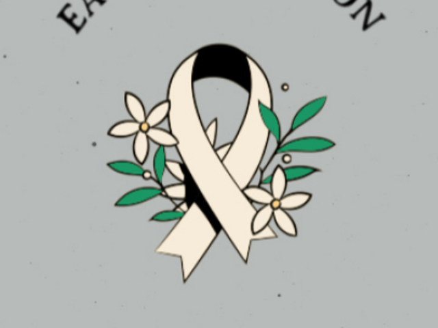 Instagram Story Video Maker Featuring a Lung Cancer Awareness Theme 6900