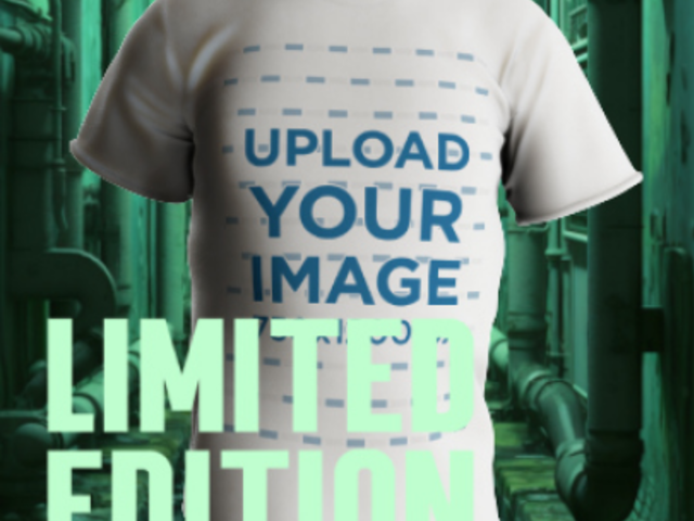 Round-Neck T-Shirt Video Featuring a TMNT-Inspired Theme 5211b 7122v