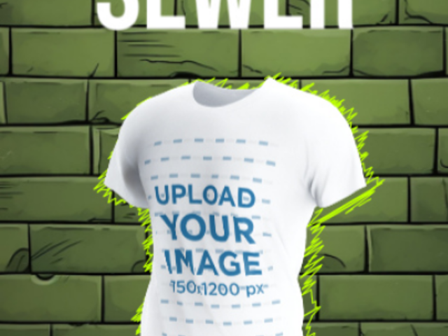TMNT-Inspired Video of a 3D Round-Neck T-Shirt 5498a 7132v