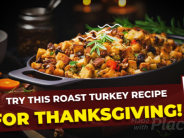 Intro Video Maker to Share a Thanksgiving Turkey Recipe 7115