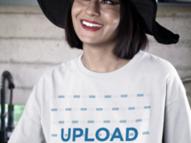 Halloween-Themed Video of a Woman Wearing a Witch Hat and a Yazbek Tee 7172v