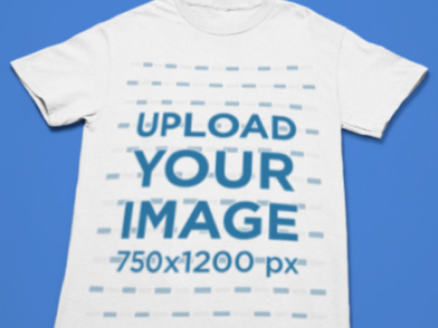 Video of a Round-Neck Gildan T-Shirt Placed on a Customizable Background 7264v