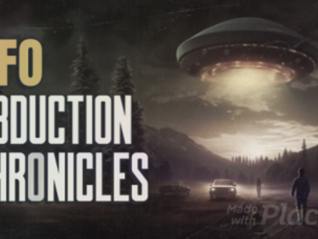 Intro Video Template Featuring a UFO Abduction Chronicles Theme 7214