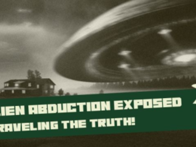 Intro Video Maker for an Alien Abductions Conspiracy-Themed Vlog 7217