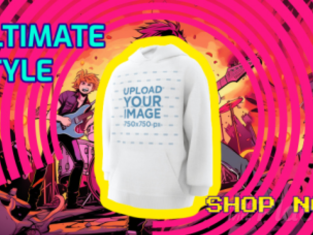 Spinning 3D Hoodie Video Featuring a Theme Inspired by Scott Pilgrim 5650a 7410v